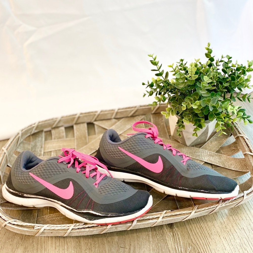 Nike Flex Tr 6 Pink Gray Size 10